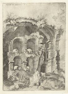 Siebte Ansicht des Kolosseums in Rom von Hieronymus Cock