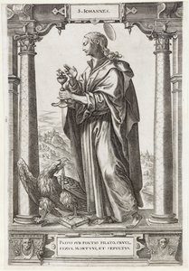 H. Johannes de Evangelist von Hieronymus Wierix