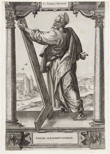 Heiliger Judas Thaddäus (Christus und die zwölf Apostel, und Heiliger Paulus)