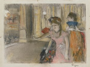 Sänger auf der Bühne von Hilaire Germain Edgar Degas
