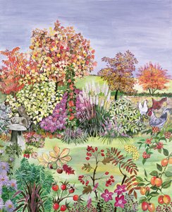Herbst aus den Vier Jahreszeiten (eines von vier) von Hilary Jones