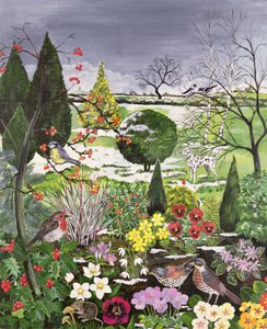 Winter aus den Vier Jahreszeiten (eines von vier) von Hilary Jones