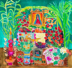 Schrein, Tag der Toten, Oaxaca von Hilary Simon