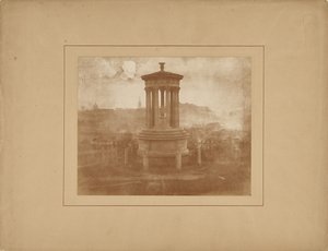 Calton Hill, das Dugald Stewart Monument von Hill and Adamson