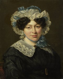 Porträt von Maria Adriana van der Sluys, Ehefrau von Hermanus Martinus Eekhout von Hillebrand Dirk Loeff