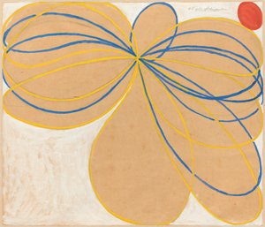 Gruppe V, Der siebenstrahlige Stern, Nr. 1, Serie Der siebenstrahlige Stern, 1908 von Hilma af Klint