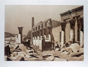 Tempel der Venus Athor, Insel Philae, Ägypten, 1841 von Himely