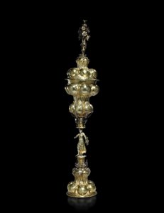 Medingen Minerva Pokal, ca. 1650 (Silber & Vergoldung) von Hinrich Ohmssen