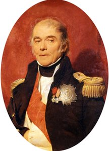 Porträt von Marschall Bertrand von Hippolyte (1797 1856) Delaroche