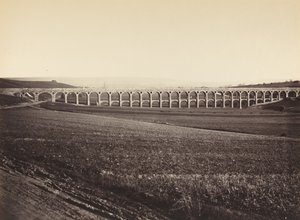 Arcades de pont sur Vanne Arcades, Brücke über die Vanne, 1873 von Hippolyte Auguste Collard
