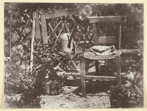 Stuhl im Garten von Hippolyte Bayard
