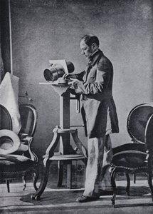 Porträt von Hippolyte Bayard, von ihm selbst aufgenommen (s/w Foto) von Hippolyte Bayard