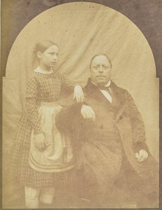Porträt eines Mannes und eines Mädchens von Hippolyte Bayard