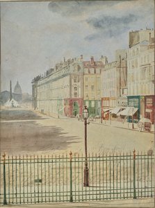 Rue Royale mit Blick auf den Place de la Concorde von Hippolyte Bayard