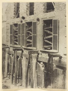 Altes Haus in Restaurierung von Hippolyte Bayard