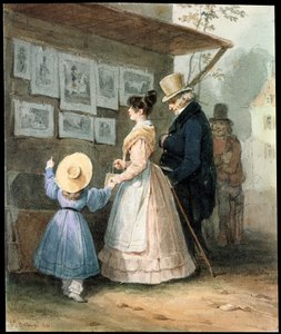 Beim Verkäufer von Stichen, 1831