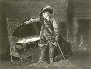 Cromwell betrachtet den toten Körper von Charles I. von Hippolyte Delaroche