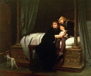 Eduard V. und der Herzog von York im Tower, 1830 von Hippolyte Delaroche