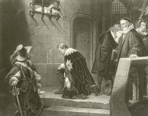 Der Earl of Strafford geht zur Hinrichtung