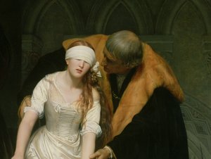 Die Hinrichtung von Lady Jane Grey, 1833 (Detail)