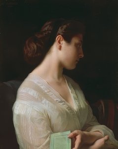 Mädchenportrait von Hippolyte Flandrin