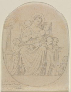 Heilige Felicitas und ihre sieben Söhne, zweites Drittel des 19. Jahrhunderts von Hippolyte Jean Flandrin