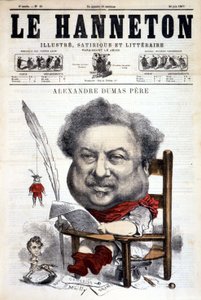 Alexandre Dumas Père - in „Le Hanneton“ vom 20.06.1867 von Hippolyte Mailly