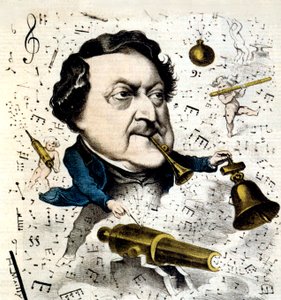 Gioacchino Rossini von Hippolyte Mailly