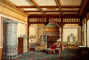 Schlafzimmer im Palast von Großherzog Wladimir Alexandrowitsch in St. Petersburg