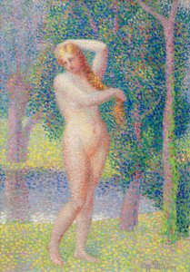 Badende am Flussufer von Hippolyte Petitjean