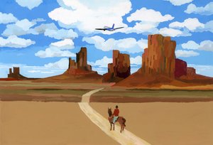 Landschaft wie der Film "Oh My Darling Clementine", 2016 von Hiroyuki Izutsu