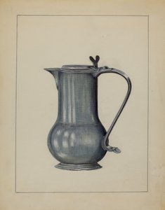 Zinn-Kaffeekanne, 1936 von Holger Hansen