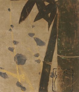 Pflaume und Bambus, Edo-Periode, spätes 16. - frühes 17. Jahrhundert von Hon