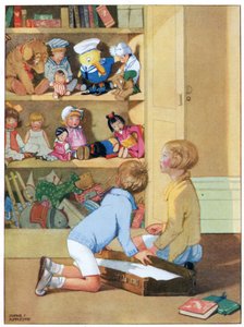 Alle außer Charlie sahen unglücklich aus, Illustration aus 