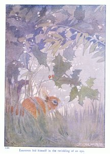 Laurence versteckte sich im Handumdrehen, Illustration aus 