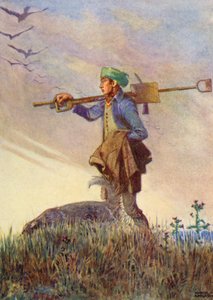 Der müde Bauer geht von seiner Arbeit von Honor Charlotte Appleton