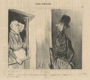 2.000 fr...ohne Stall...das passt mir nicht! von Honoré Daumier