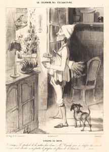 8 Uhr morgens von Honoré Daumier