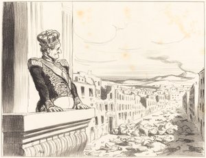 In Neapel - Der beste der Könige... (1. Platte) von Honoré Daumier
