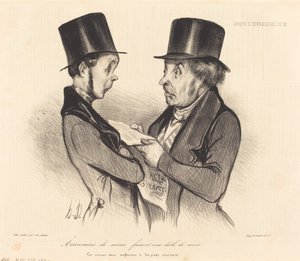 Aktionäre von Minen... von Honoré Daumier