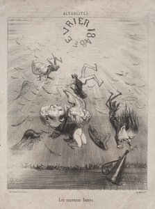 Aktualitäten (Nr. 140): Der neue Ikarus von Honoré Daumier