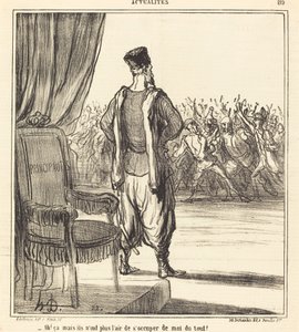 Ah! ... sie kümmern sich nicht mehr um mich von Honoré Daumier