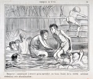 Werk von Honore Daumier (1808-1879) Charivari stammt aus dem Jahr 1858: Serie CRUQUIS D