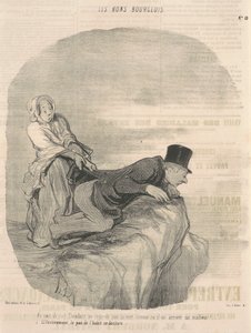 Im Namen des Himmels, Theodore, schau nicht ... von Honoré Daumier
