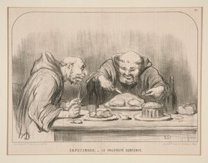 Kapuzinade: - Die zufriedene Armut, #88 der Aktualitäten von Honoré Daumier