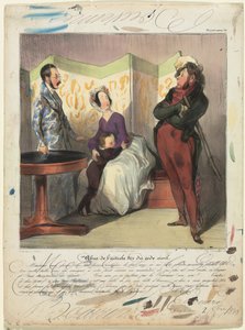 Caricaturana Platte 50: Verstoß gegen Artikel 24 des Zivilgesetzbuches, 1837