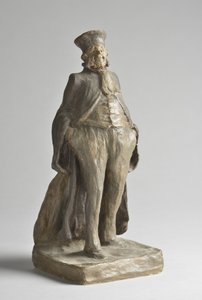 Karikaturporträt eines Avocados - Skulptur von Honore Daumier. MUSEE DES BEAUX ARTS - PALAIS LONGCHAMP