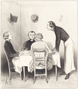 Karotte aus dem Restaurant von Honoré Daumier
