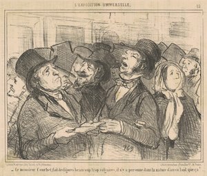 Dieser Herr Courbet macht vulgäre Figuren ... von Honoré Daumier