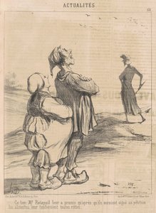 Dieser gute Herr Ratapoil hat ihnen versprochen ... von Honoré Daumier